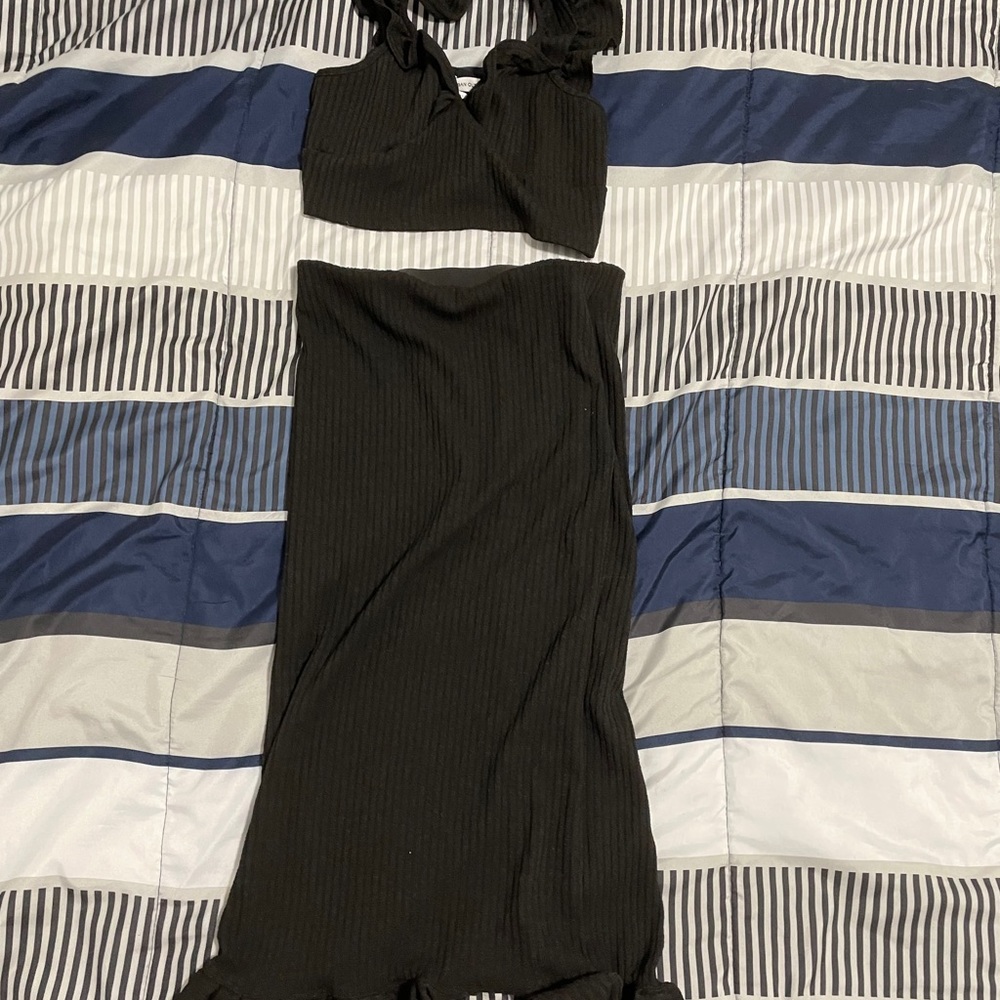 Urban outfitters top and midi skirt set